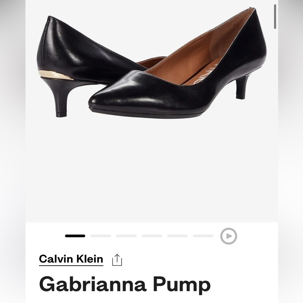 Calvin Klein Gabrianna Pump.
Brand new never worn.